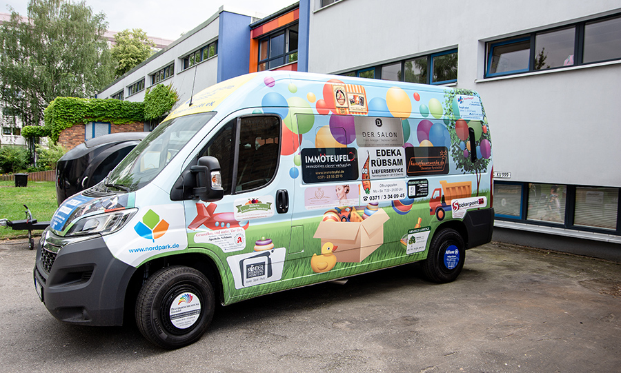neuer Transporter der Kindervereinigung Chemnitz e.V.